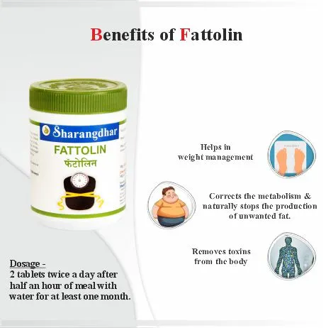 Fatolin (60 Tab) - Sharangdhar