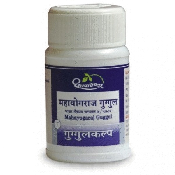 Mahayogiraj Guggul (60 Tab) - Dhootapapeshwar