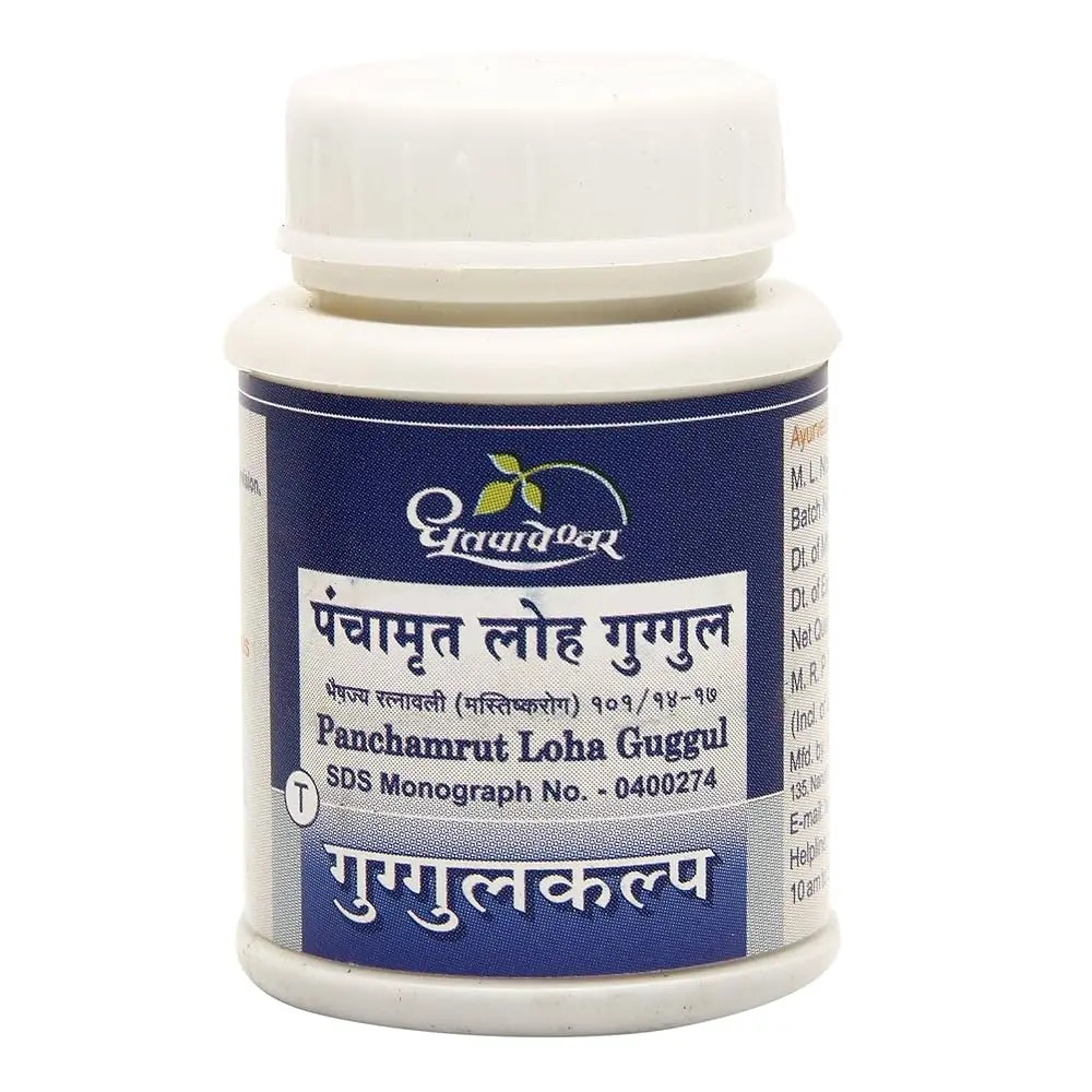 Panchamrut Loha Guggul (60 Tab) - Dhootapapeshwar
